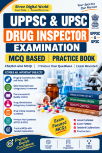 UPPSC & UPSC Drug Inspector Examination mcq based Practice Book
